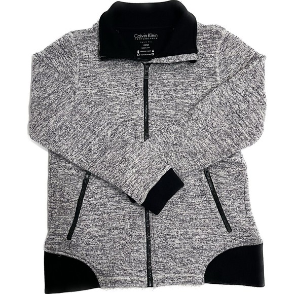 Calvin Klein Performance Large Quick Dry Full Zip Pockets Jacket - Picture 1 of 6